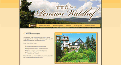 Desktop Screenshot of pension.waldhof.harz.de