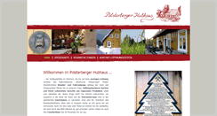 Desktop Screenshot of polsterberger-hubhaus.harz.de