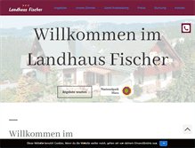 Tablet Screenshot of landhaus-fischer.harz.de