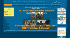 Desktop Screenshot of mountainbike.harz.de