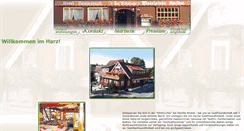 Desktop Screenshot of hotel-erholung.harz.de