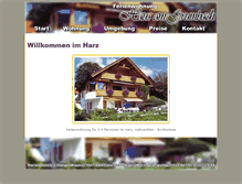Tablet Screenshot of haus-am-grumbach.harz.de