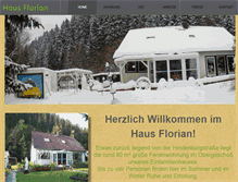 Tablet Screenshot of haus-florian.harz.de