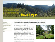 Tablet Screenshot of hausberger.harz.de