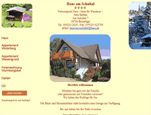 Tablet Screenshot of haus-am-schultal.harz.de