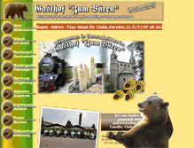 Tablet Screenshot of gasthof-zum-baeren.harz.de