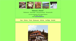 Desktop Screenshot of moocks-hotel.harz.de