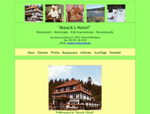 Tablet Screenshot of moocks-hotel.harz.de