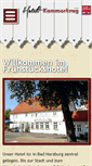 Mobile Screenshot of hotel-kammerkrug.harz.de