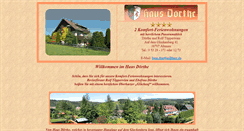 Desktop Screenshot of haus.doerthe.harz.de