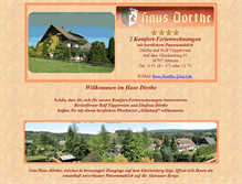 Tablet Screenshot of haus.doerthe.harz.de